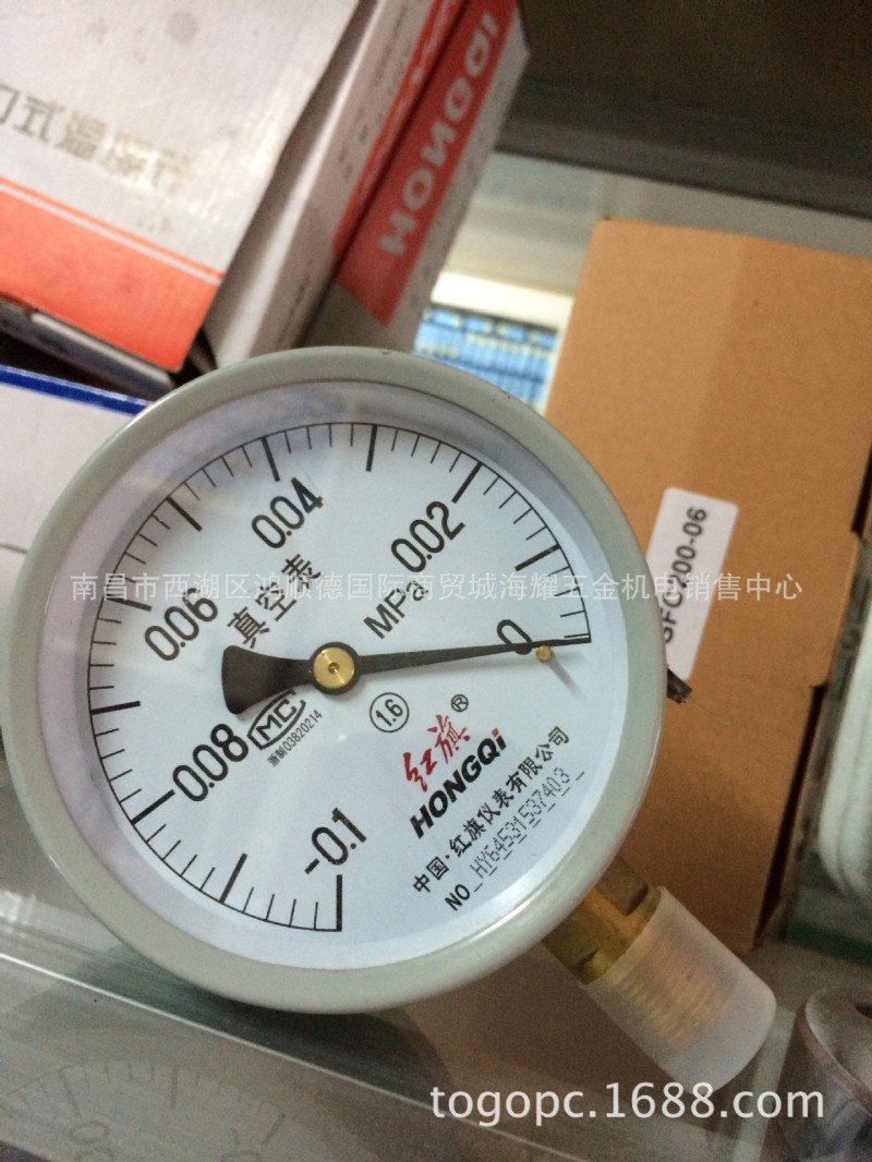 江西統工氣動液壓供應真空壓力表Y100-0.1-0.9工廠,批發,進口,代購