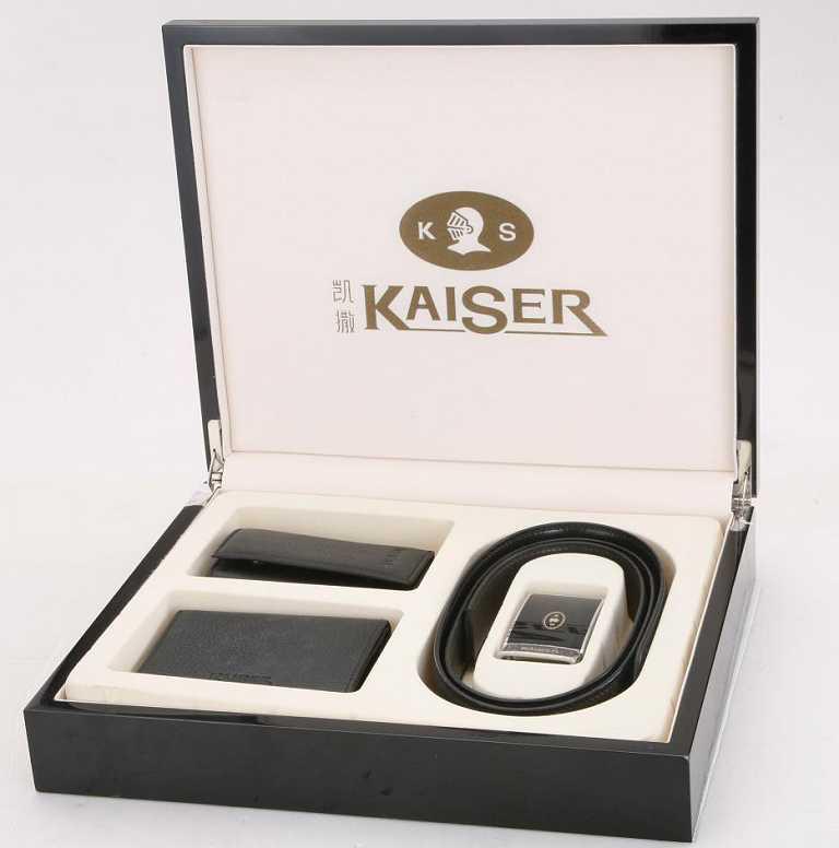 專櫃正品 KAISER 凱撒皮帶 腰帶 商務訂製 禮盒套裝 定製品牌logo工廠,批發,進口,代購