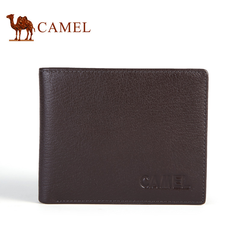 Camel駱駝 男士商務休閒 真皮錢包牛皮夾短款時尚錢夾MC201030-01工廠,批發,進口,代購