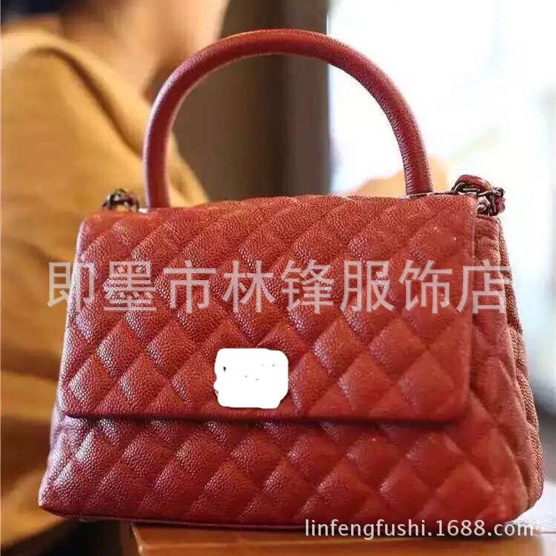 外貿女包 16女包 原單正品羊皮菱格紋口蓋包斜跨包女士單肩包工廠,批發,進口,代購