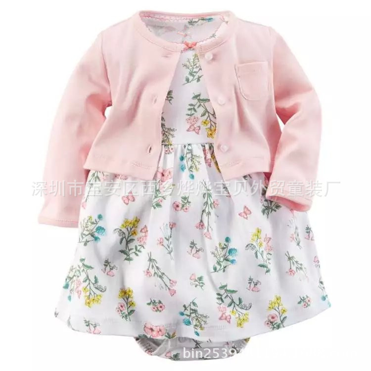 外貿工廠 爆款  嬰兒 裙套裝 寶寶 夏裝 兩件套  哈裙 Q120-37L工廠,批發,進口,代購