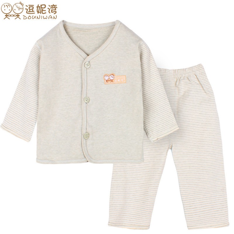 一件代發2015秋冬新男女童內衣套 逗妮灣天然彩棉無骨寶寶套3715工廠,批發,進口,代購