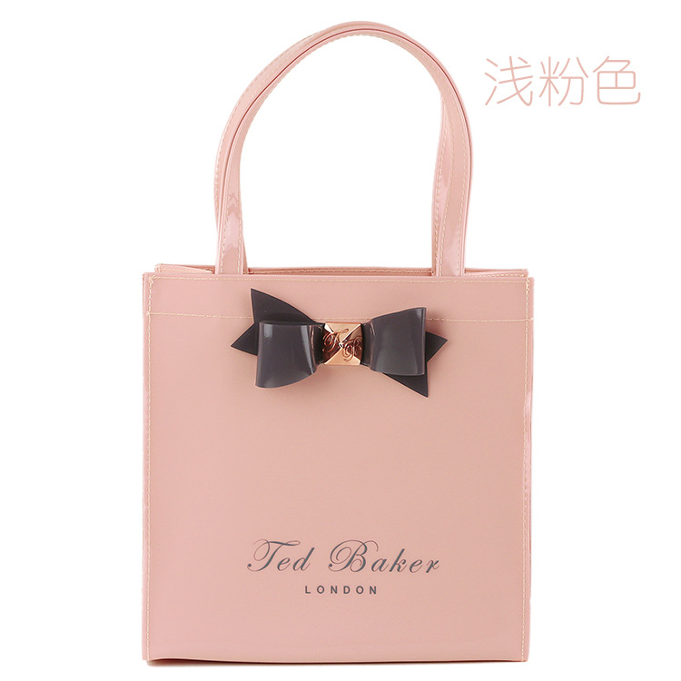 泰德貝克ted baker果凍包pvc女包蝴蝶結糖果色手提包 #2351純色工廠,批發,進口,代購