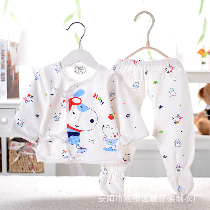 童裝嬰兒內衣套裝 春秋新款嬰兒和尚衣服2件套 童內衣批發工廠,批發,進口,代購