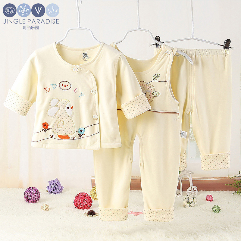 叮當樂園 嬰幼兒衣服男女兒童外出服童裝三件套春裝工廠,批發,進口,代購