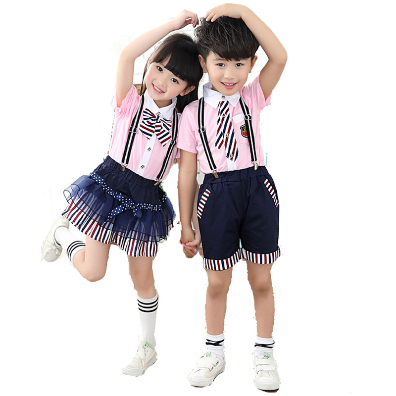 2016新款幼兒園園服夏裝全棉兒童校服小學生班服運動休閒套裝批發工廠,批發,進口,代購