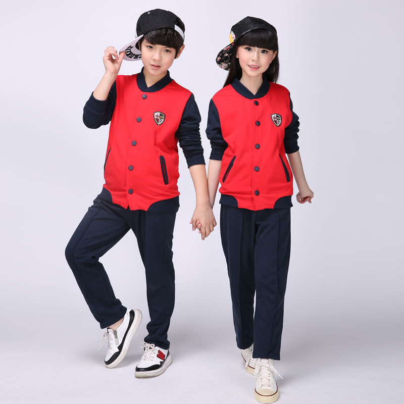 童裝幼兒園服純棉小學生班服運動服小學校服定製一件代發工廠,批發,進口,代購