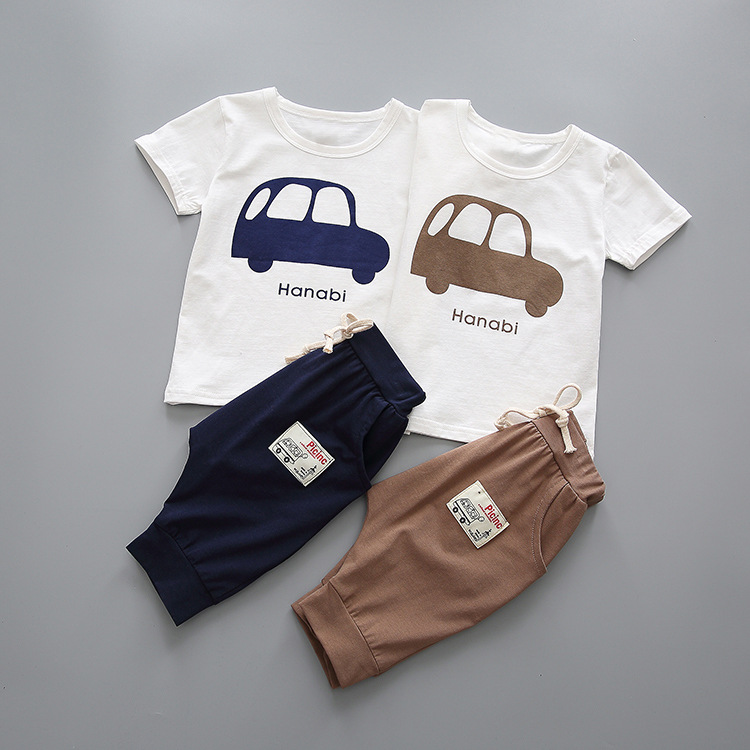 童裝嬰兒夏裝男女嬰幼兒衣服夏天季寶寶外出服韓版薄款套裝批發工廠,批發,進口,代購