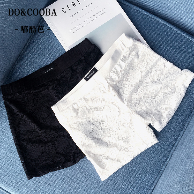 【嘟酷芭】夏季新款 蕾絲短褲女 透氣內襯安全褲女 廠傢批發 C335工廠,批發,進口,代購