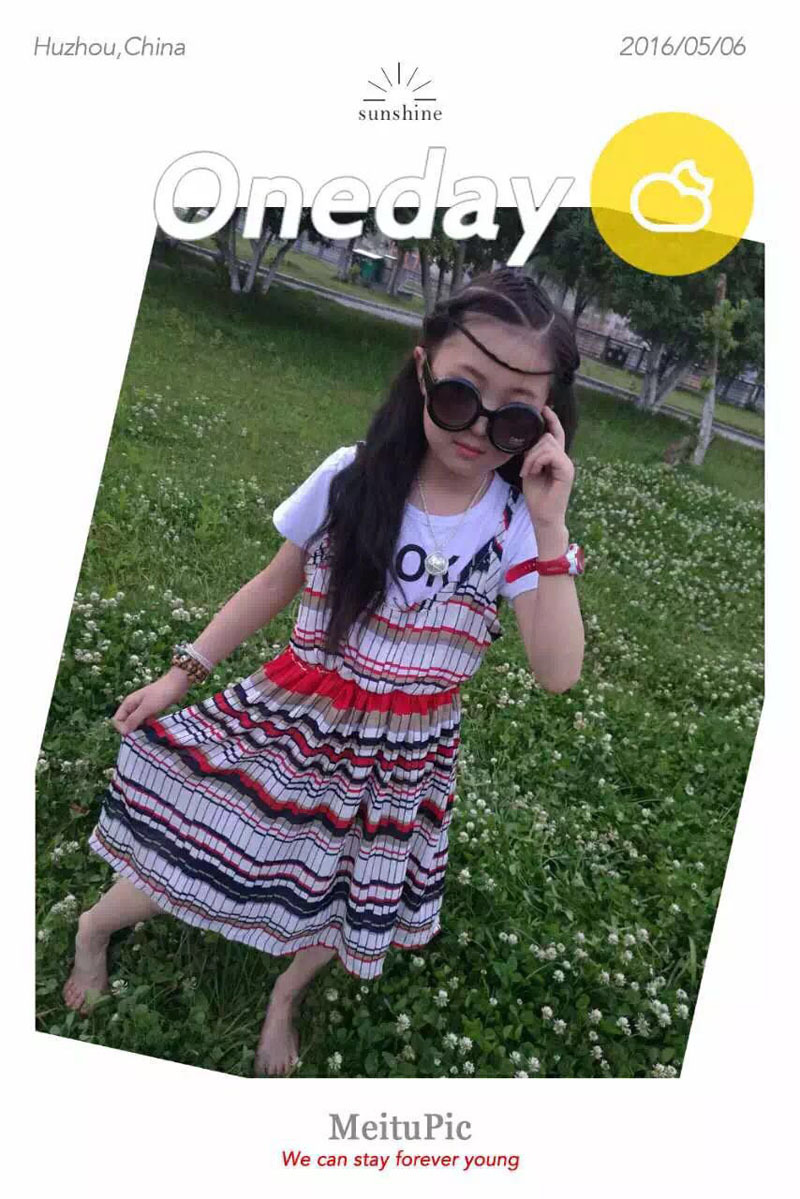 童裝 韓版新款 特價 安妮小熊 女中大童夏款可愛潮范短袖假兩件套工廠,批發,進口,代購