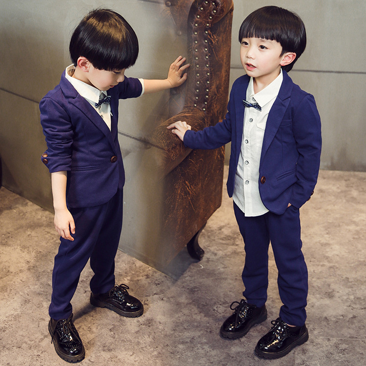 2016春款韓版潮童斜紋小紳士西服兒童套裝男童裝一件代發廠傢直銷工廠,批發,進口,代購