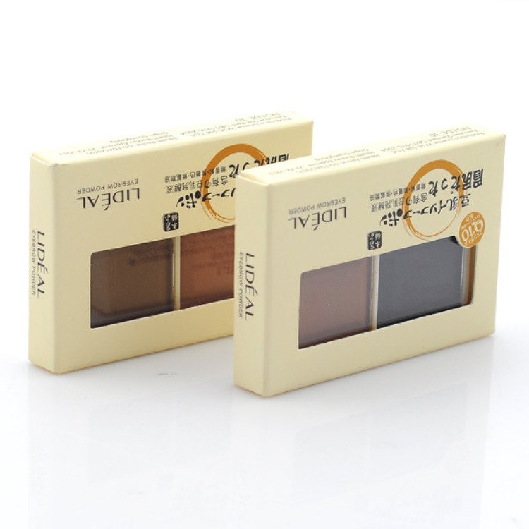 彩妝批發 日本原裝代購 正品靈點LIDEAL豆乳雙色眉粉 雙色染眉膏工廠,批發,進口,代購
