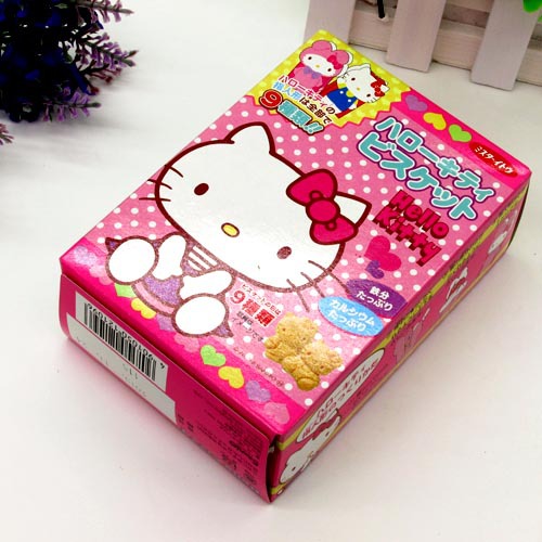 日本進口零食餅乾 伊藤hello Kitty造型動物餅76G 超可愛盒裝餅乾工廠,批發,進口,代購