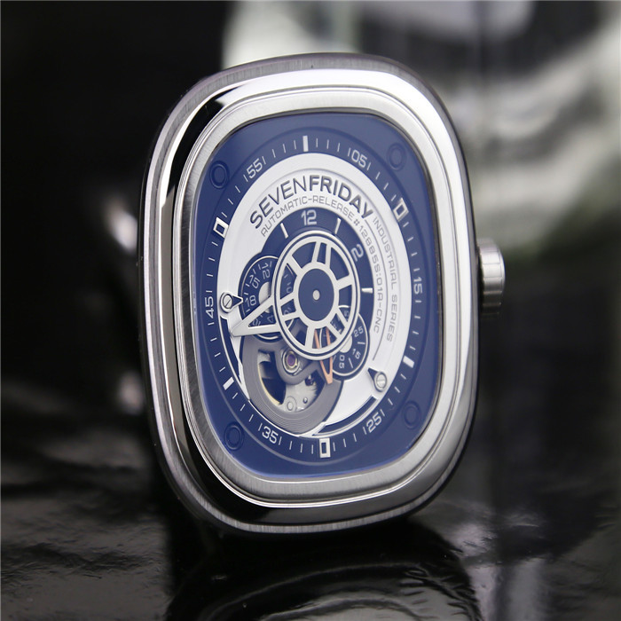 7個星期五原單海外代購Sevenfriday 手錶方形潮流自動機械腕表工廠,批發,進口,代購