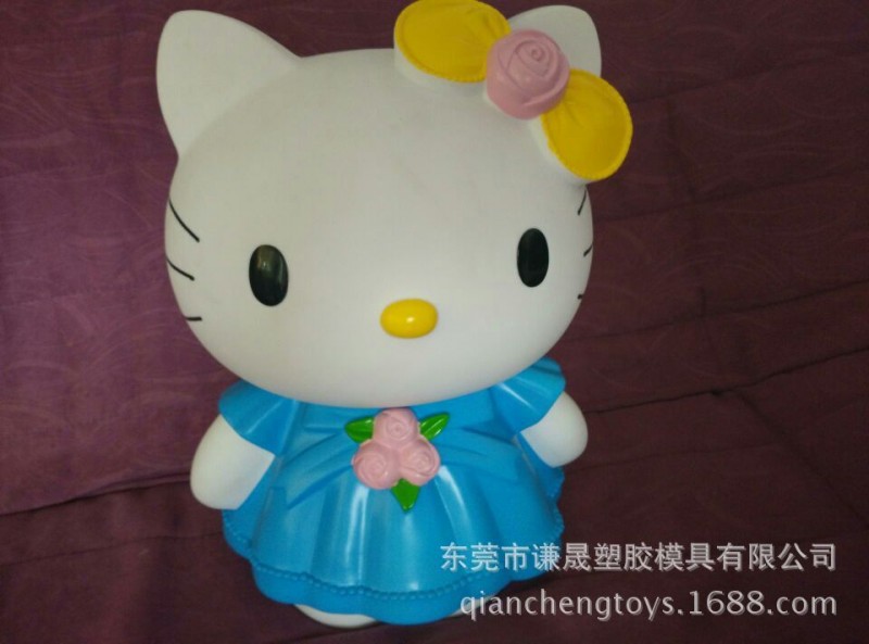Hello Kitty貓儲蓄罐 【PVC高級環保材料】 【出口日本公仔】工廠,批發,進口,代購