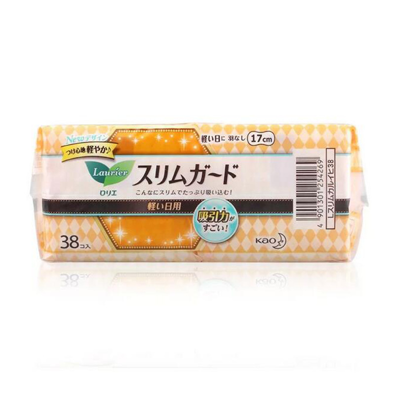 日本代購 花王樂而雅S系列 衛生巾護墊透氣超薄17cm38片 日用包郵工廠,批發,進口,代購