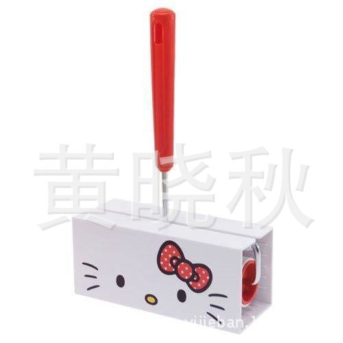 日本正版 Hello Kitty 凱蒂貓 除塵滾筒刷 黏毛刷 除塵器工廠,批發,進口,代購