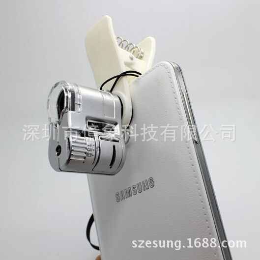 通用型夾子手機顯微鏡iphone三星小米HTC 63X倍手機拍照顯微鏡頭批發・進口・工廠・代買・代購