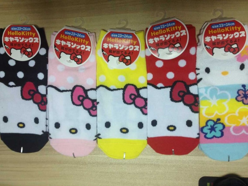 hello kitty襪子船襪 凱蒂貓卡通可愛經典襪子 短襪出口日本原單工廠,批發,進口,代購