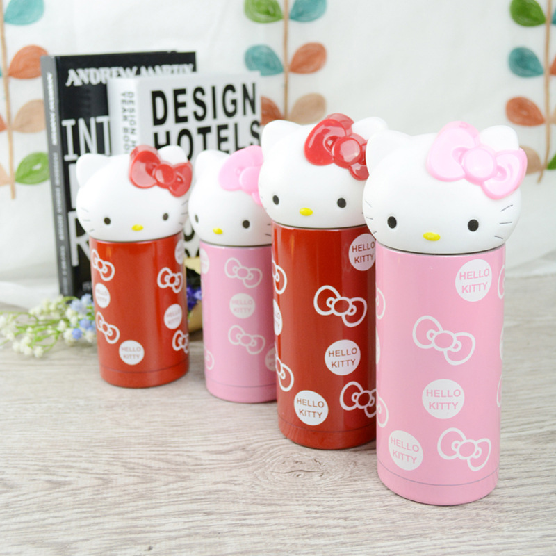 批發創意時尚可愛Hello Kitty凱蒂貓禮品杯 日本男女兒童保溫杯子工廠,批發,進口,代購