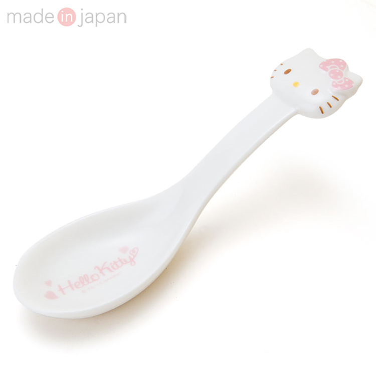 日本正品Hello kitty陶瓷勺子卡通湯勺調羹飯勺可愛湯匙 美濃燒工廠,批發,進口,代購