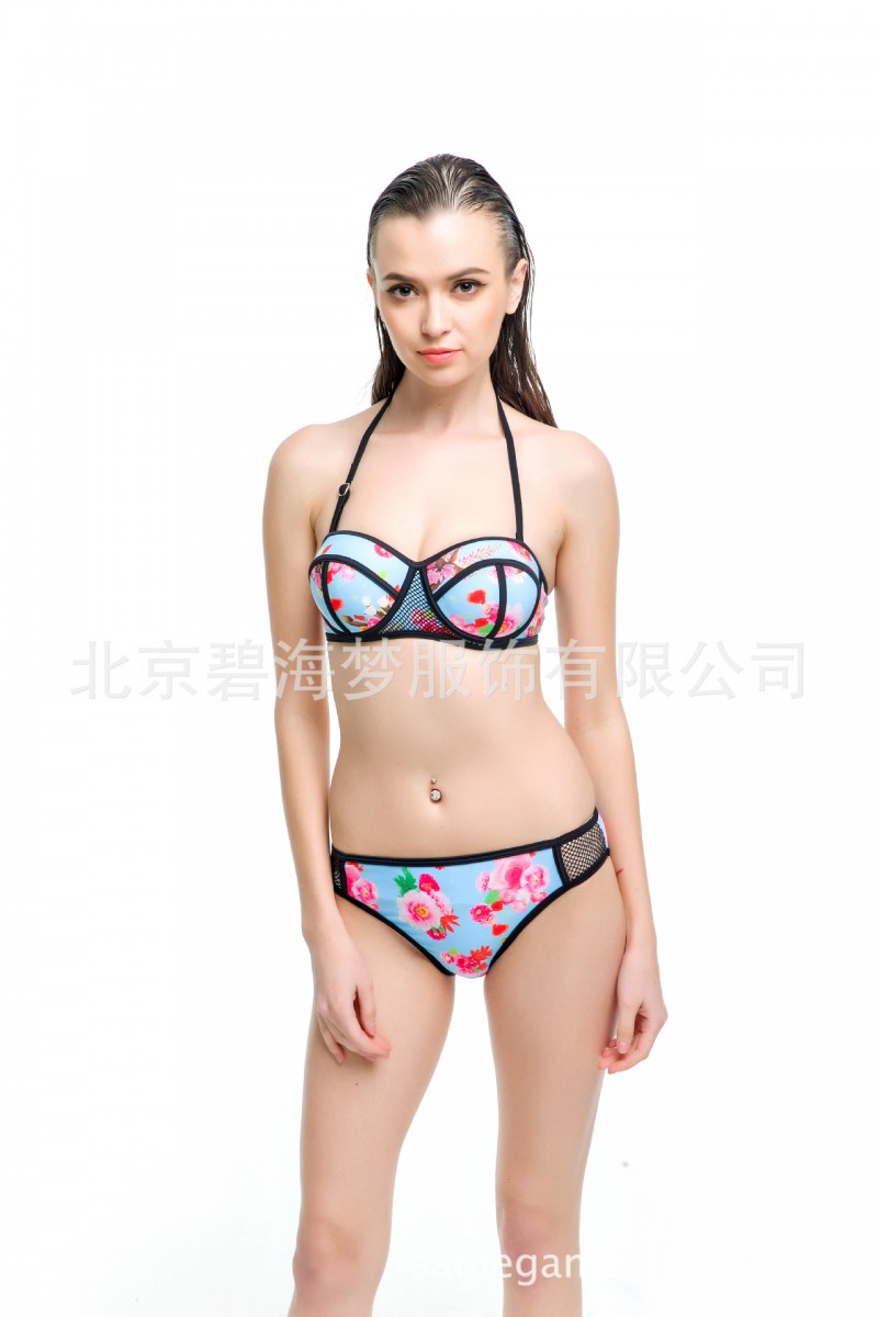 2016新款拼接拼色彩色比基尼 維多利亞的秘密泳裝女 bikini工廠,批發,進口,代購