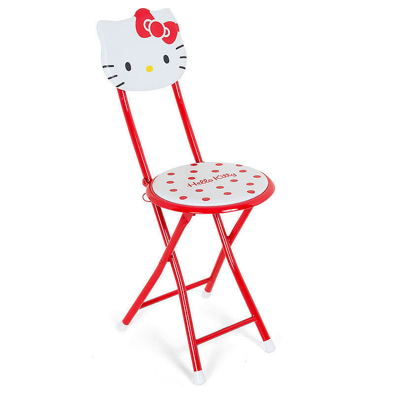 日本進口正品hellokitty折疊餐椅 凱蒂貓椅軟墊靠背椅子工廠,批發,進口,代購