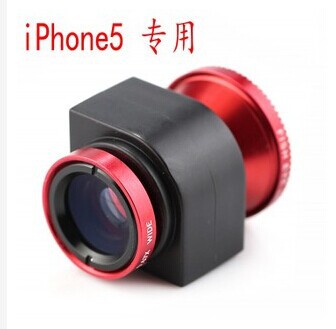 iPhone5手機 3合1鏡頭蘋果5s 魚眼廣角微距三合一鏡頭 iPhone批發・進口・工廠・代買・代購