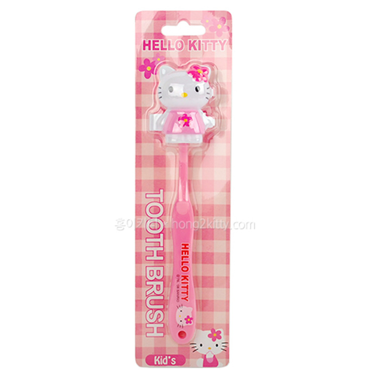 日本進口正品hello kitty 凱蒂貓兒童牙刷 帶牙套工廠,批發,進口,代購