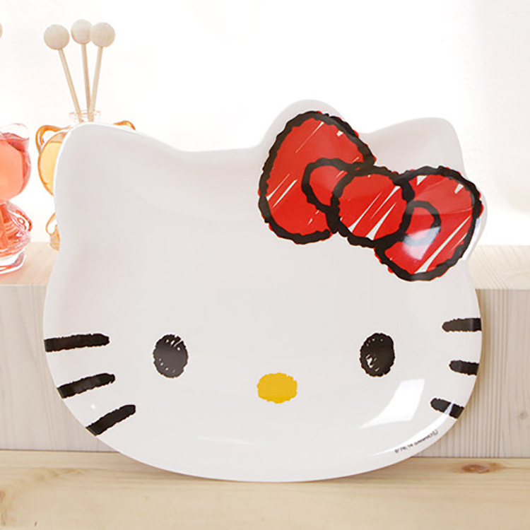 日本進口正品Hello Kitty 可愛密胺碟子工廠,批發,進口,代購