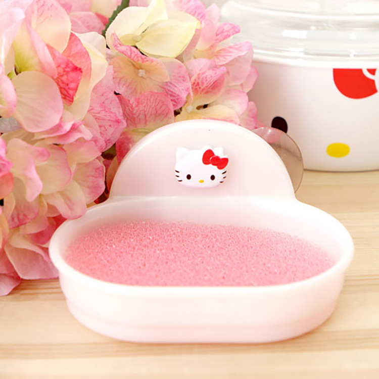 日本進口正品 hello kitty  吸盤肥皂盒 海綿墊香皂盒工廠,批發,進口,代購