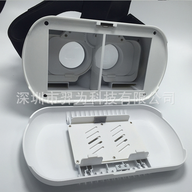 廠傢直銷 VR 3D眼鏡殼套料手機觀看3D電影ABSPC環保料工廠,批發,進口,代購