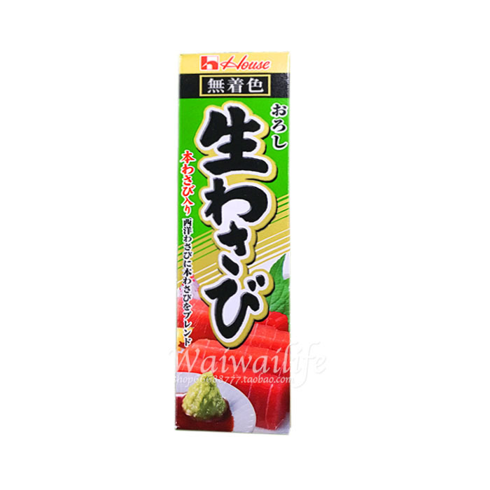 日本代購好侍牌日本料理壽司刺身芥末醬調味料山葵青芥辣醬43g工廠,批發,進口,代購