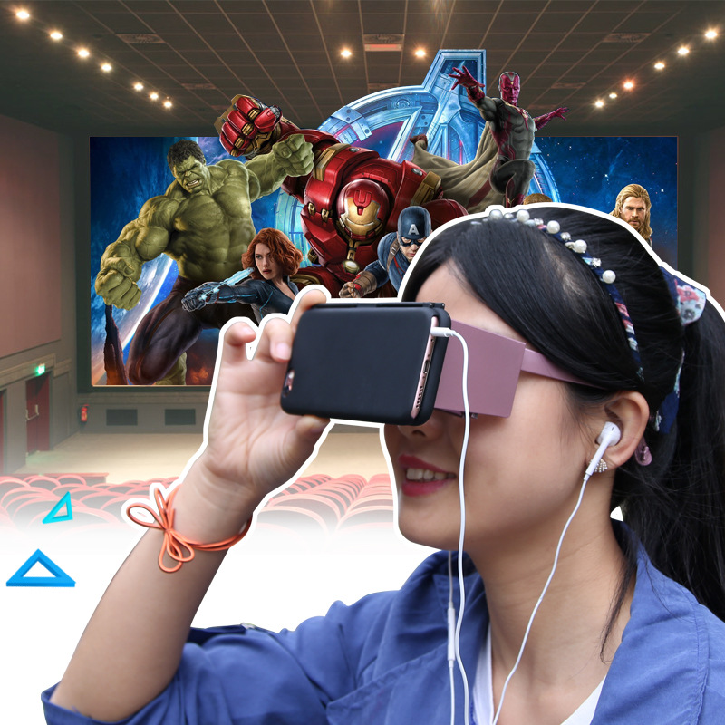 專利迷你便攜式VR眼鏡 vrcase2代3D眼鏡 mini便攜折疊3D VR glass工廠,批發,進口,代購