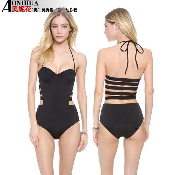 2014新款連身比基尼維多利亞的秘密bikini歐美新款綁帶款批發・進口・工廠・代買・代購
