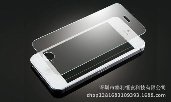 蘋果4S鋼化玻璃膜 0.3MMiphone4鋼化玻璃手機保護膜 廠傢生產直銷批發・進口・工廠・代買・代購