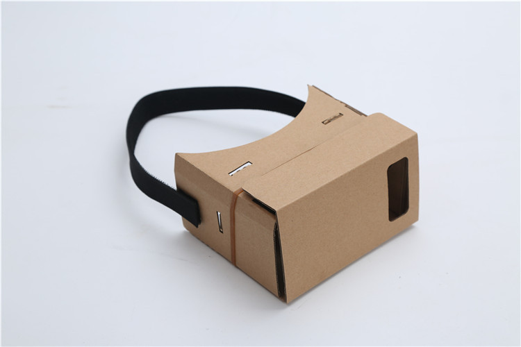 廠傢直銷vr box 3d眼鏡外貿紙盒vr虛擬現實眼鏡google cardboard工廠,批發,進口,代購