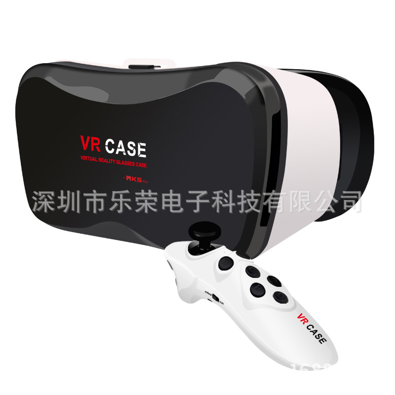 VR CASE 5PLUS新款3D虛擬現實頭戴式眼鏡  VR BOX 3D眼鏡新款五代批發・進口・工廠・代買・代購