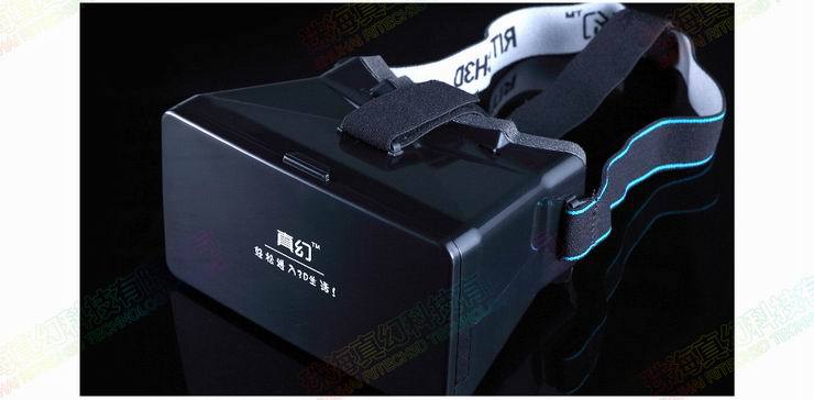 真幻3D影魁頭戴式手機3d遊戲眼鏡3D電影虛擬現實VR眼鏡暴風魔鏡用批發・進口・工廠・代買・代購