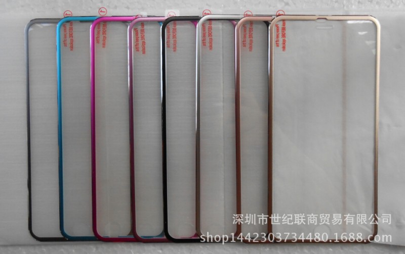 iphone6全覆蓋鋼化膜蘋果6Splus全屏玻璃膜3d曲麵鈦合金6S保護膜批發・進口・工廠・代買・代購