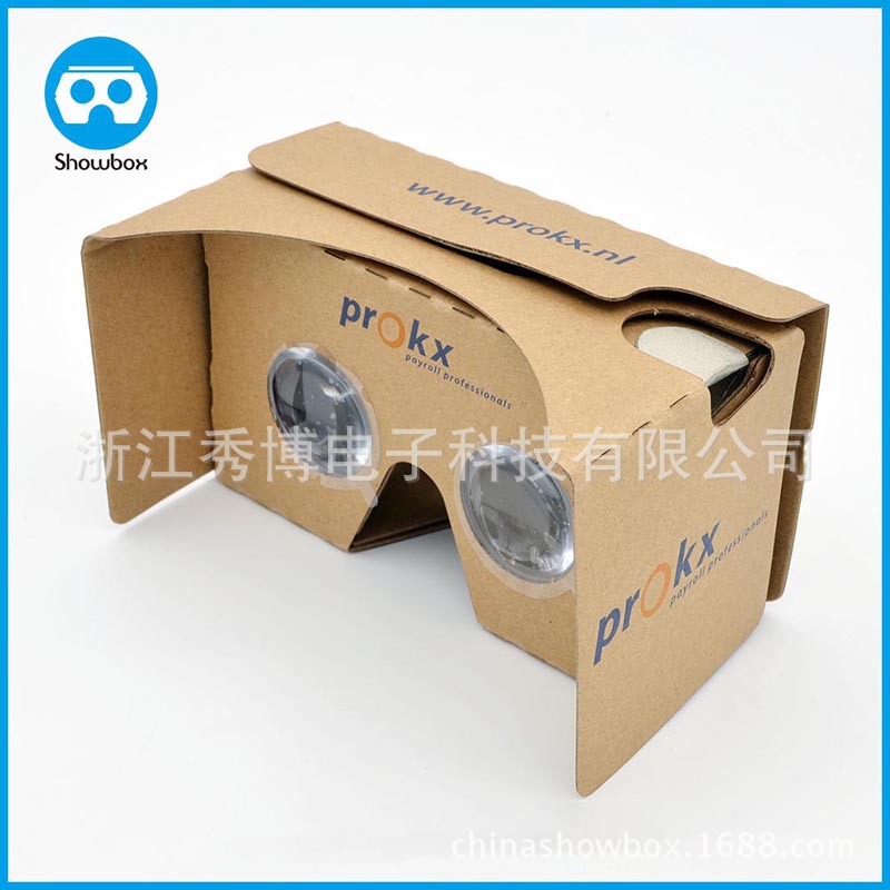 Google cardboard 虛擬現實紙板眼鏡vr box 2.0手機3D眼鏡工廠,批發,進口,代購