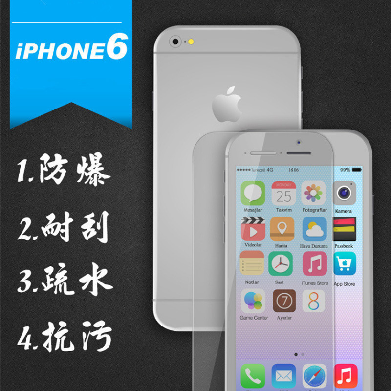 iphone6 手機鋼化貼膜 高清9H防刮保護膜 蘋果手機膜批發批發・進口・工廠・代買・代購