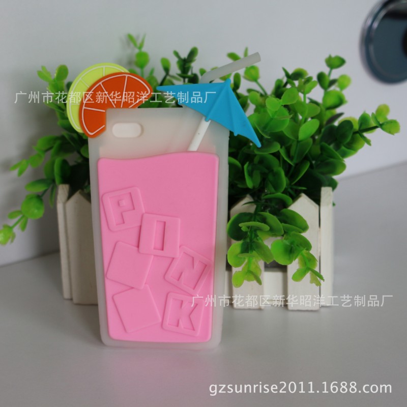 維多利亞的秘密VS PINK iphone4G/5S 冰鎮飲料果汁杯子矽膠手機套工廠,批發,進口,代購