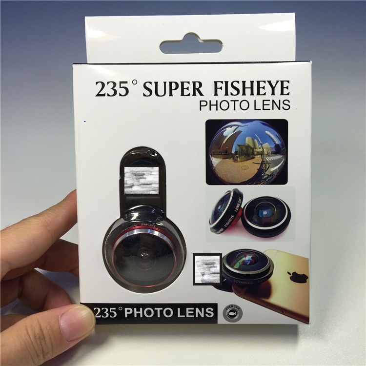 通用235度魚眼iphone6/5s蘋果三星小米攝影鏡頭通用夾子手機鏡頭批發・進口・工廠・代買・代購