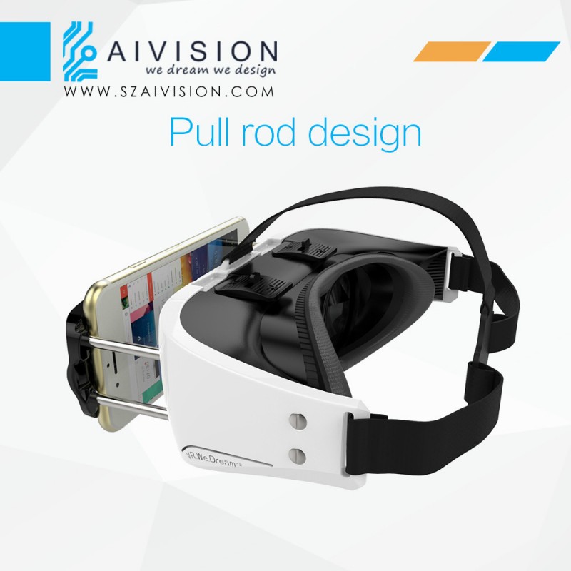 正品VR EYES 4代手機虛擬現實3D眼鏡頭戴式遊戲頭盔智能vrbox影院批發・進口・工廠・代買・代購