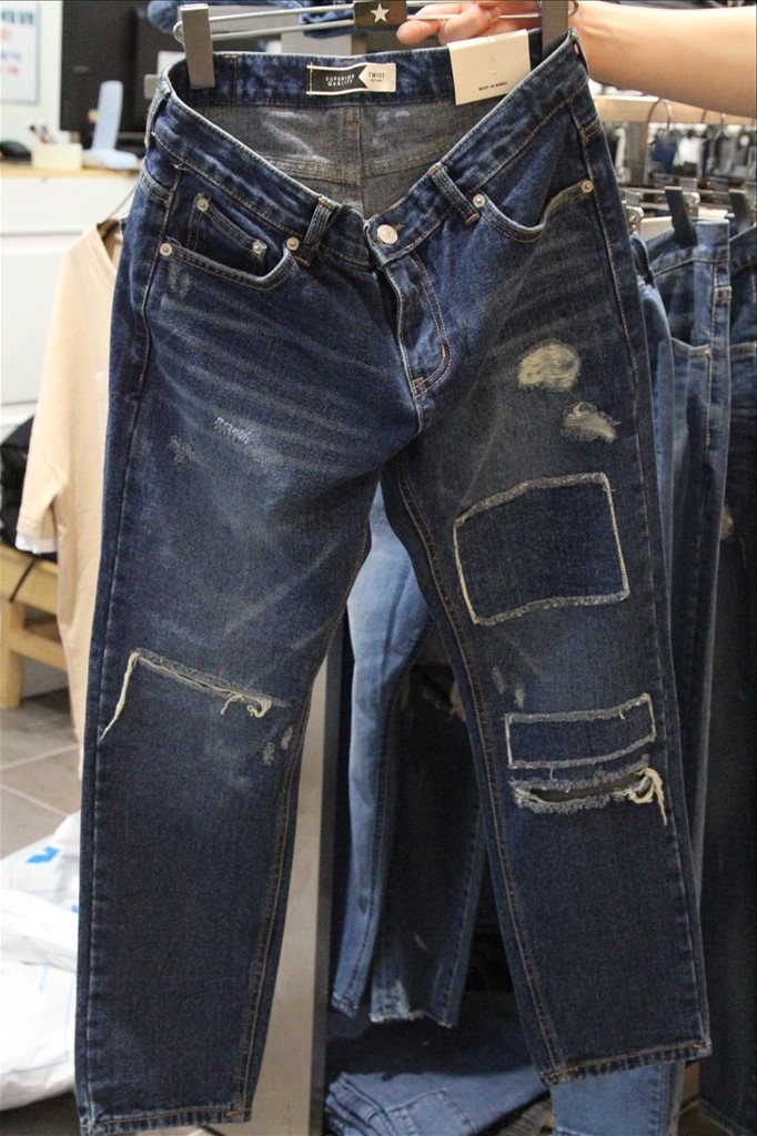韓國東大門正品代購進口 淘寶分銷貨源 牛仔褲 H04110064工廠,批發,進口,代購