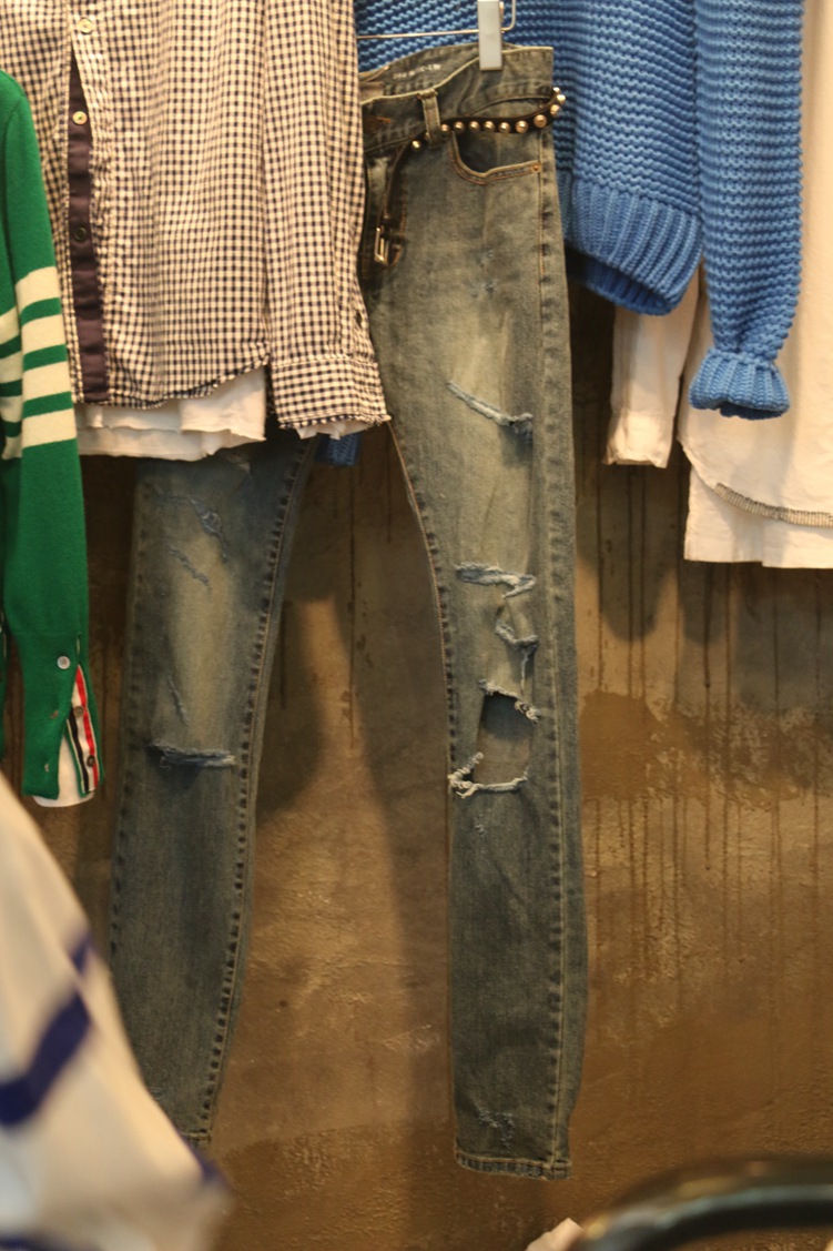 韓國東大門男裝春新款 淘寶代銷貨源代理 時尚 牛仔褲 H0224N0535工廠,批發,進口,代購