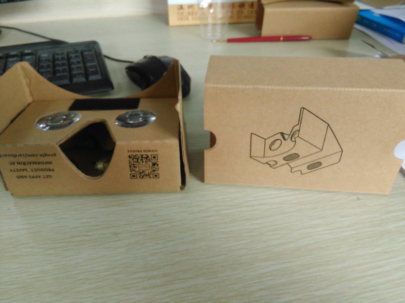 爆款 google cardboard魔鏡 VR手機紙質3d立體眼鏡 谷歌二代工廠,批發,進口,代購
