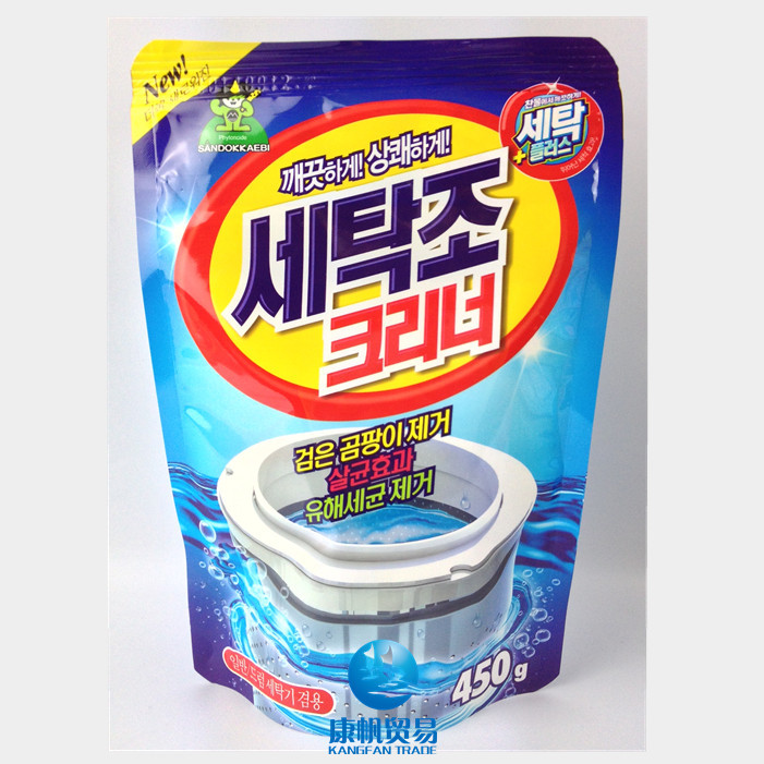 韓國正品洗衣機槽清潔劑粉裝內筒滾筒波輪去污殺菌山鬼批發現貨工廠,批發,進口,代購