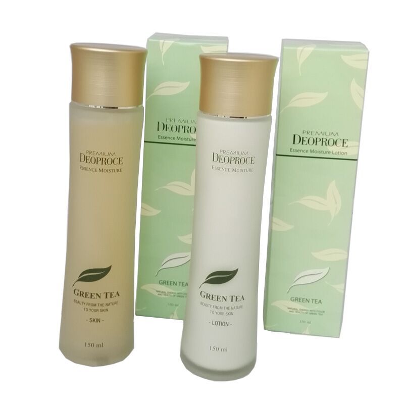 韓國化妝品正品Deoproce三星綠茶柔膚水乳液一套 保濕護膚品批發・進口・工廠・代買・代購